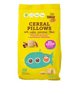 PODUSZKI ZBOŻOWE CYNAMONOWE BEZ DODATKU CUKRÓW BEZGLUTENOWE BIO 200 g - ME GUSTO (SUPER FUDGIO) ME GUSTO (krówki wegańskie, czekolady, wafelki)