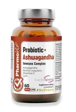 PROBIOTIC + ASHWAGANDHA IMMUNO COMPLEX BEZGLUTENOWE 60 KAPSUŁEK - PHARMOVIT (CLEAN LABEL) PHARMOVIT (suplementy diety)