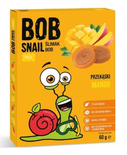 PRZEKĄSKA ROLL MANGO BEZ DODATKU CUKRÓW BEZGLUTENOWA 60 g - BOB SNAIL BOB SNAIL (przekąski owocowe)