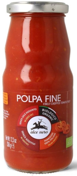 PULPA POMIDOROWA DROBNO SIEKANA BIO 350 g - ALCE NERO ALCE NERO (włoskie produkty)
