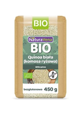 QUINOA BIAŁA (KOMOSA RYŻOWA) BEZGLUTENOWA BIO 450 g - NATURAVENA NATURAVENA BIO