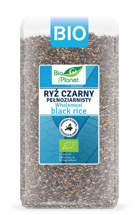 RYŻ CZARNY PEŁNOZIARNISTY (UPRAWIANY W EUROPIE) BIO 500 g - BIO PLANET BIO PLANET - seria NIEBIESKA (ryże, kasze, ziarna) RYŻ CZARNY PEŁNOZIARNISTY (UPRAWIANY W EUROPIE) BIO 500 g - BIO PLANET BIO PLANET - seria NIEBIESKA (ryże, kasze, ziarna)