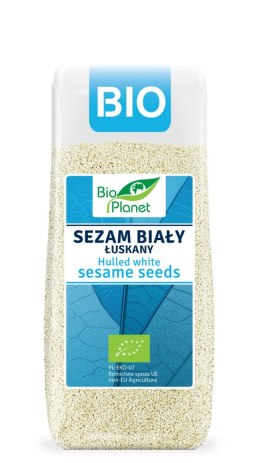 SEZAM BIAŁY ŁUSKANY BIO 200 g - BIO PLANET BIO PLANET - seria NIEBIESKA (ryże, kasze, ziarna)