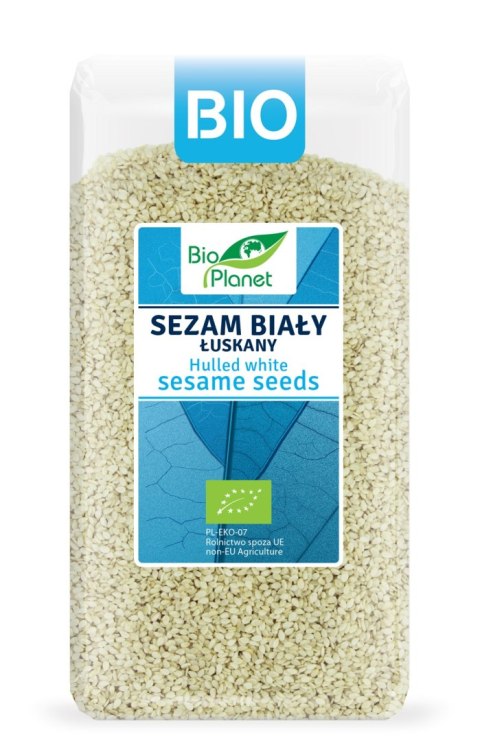 SEZAM BIAŁY ŁUSKANY BIO 400 g - BIO PLANET BIO PLANET - seria NIEBIESKA (ryże, kasze, ziarna) SEZAM BIAŁY ŁUSKANY BIO 400 g - BIO PLANET BIO PLANET - seria NIEBIESKA (ryże, kasze, ziarna)