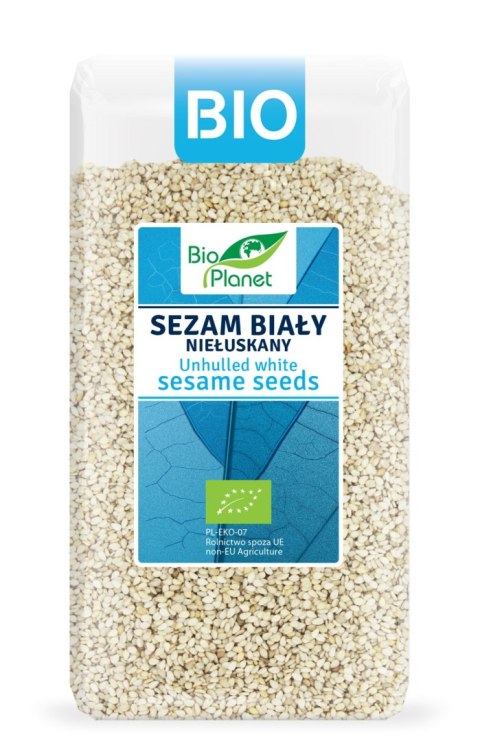 SEZAM BIAŁY NIEŁUSKANY BIO 400 g - BIO PLANET BIO PLANET - seria NIEBIESKA (ryże, kasze, ziarna) SEZAM BIAŁY NIEŁUSKANY BIO 400 g - BIO PLANET BIO PLANET - seria NIEBIESKA (ryże, kasze, ziarna)