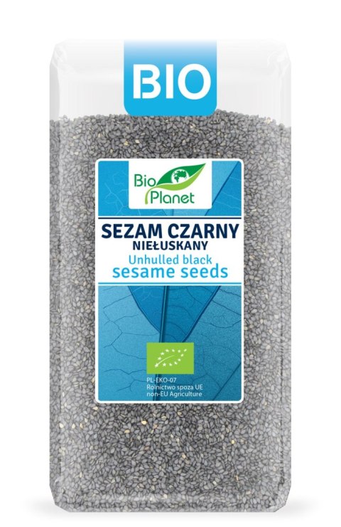 SEZAM CZARNY NIEŁUSKANY BIO 400 g - BIO PLANET BIO PLANET - seria NIEBIESKA (ryże, kasze, ziarna) SEZAM CZARNY NIEŁUSKANY BIO 400 g - BIO PLANET BIO PLANET - seria NIEBIESKA (ryże, kasze, ziarna)