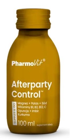 SHOT AFTERPARTY CONTROL BEZGLUTENOWY 100 ml - PHARMOVIT (SUPPLES & GO) PHARMOVIT (suplementy diety)