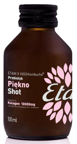 SHOT KOMBUCHA PROBIOTYK PIĘKNO Z KOLAGENEM BEZGLUTENOWY 100 ml - ETAM X VIGO VIGO YOKO (kombucha)