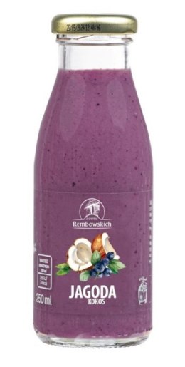 SMOOTHIE JAGODA - KOKOS 250 ml - REMBOWSCY REMBOWSCY (soki, lemoniady)