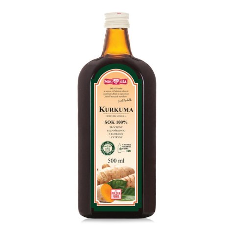 SOK Z KURKUMY NFC 500 ml - POLSKA RÓŻA POLSKA RÓŻA (soki owocowe, syropy, shoty) SOK Z KURKUMY NFC 500 ml - POLSKA RÓŻA POLSKA RÓŻA (soki owocowe, syropy, shoty)
