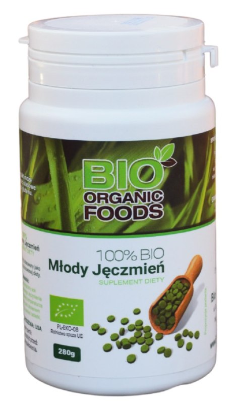 SOK Z MŁODEGO JĘCZMIENIA BIO (500 mg) 560 TABLETEK - BIO ORGANIC FOODS BIO ORGANIC FOODS (suplementy diety) SOK Z MŁODEGO JĘCZMIENIA BIO (500 mg) 560 TABLETEK - BIO ORGANIC FOODS BIO ORGANIC FOODS (suplementy diety)
