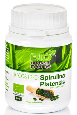 SPIRULINA PLATENSIS BIO (250 mg) 1200 TABLETEK - BIO ORGANIC FOODS BIO ORGANIC FOODS (suplementy diety)