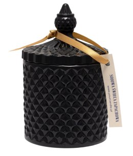 ŚWIECA SOJOWA ZAPACHOWA W KRYSZTALE SŁONY KARMEL 250 ml - YOUR CANDLE YOUR CANDLE (świece, olejki eteryczne)
