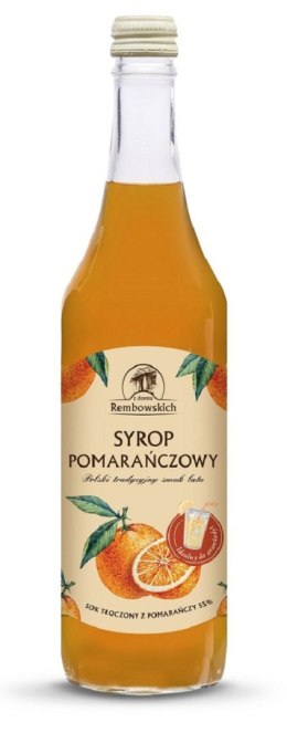SYROP POMARAŃCZOWY 500 ml - REMBOWSCY REMBOWSCY (soki, lemoniady)
