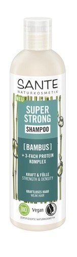 SZAMPON WZMACNIAJĄCY DO WŁOSÓW SŁABYCH I ŁAMLIWYCH BAMBUS I POTRÓJNY KOMPLEKS PROTEINOWY ECO 250 ml - SANTE SANTE (kosmetyki)