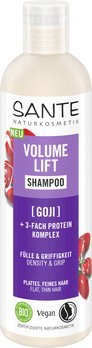 SZAMPON ZWIĘKSZAJĄCY OBJĘTOŚĆ DO WŁOSÓW CIENKICH GOJI I POTRÓJNY KOMPLEKS PROTEINOWY ECO 250 ml - SANTE SANTE (kosmetyki)