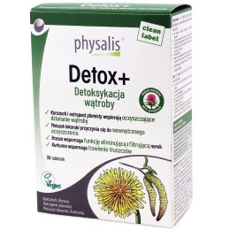 TABLETKI NA DETOKSYKACJĘ WĄTROBY 30 szt. - PHYSALIS PHYSALIS (olejki eteryczne, suplementy)