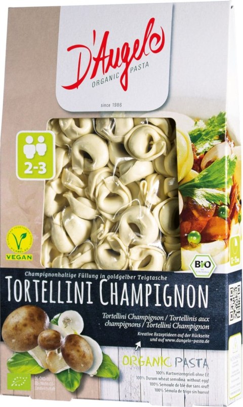 TORTELLINI Z PIECZARKAMI BIO 250 g - D`ANGELO D'ANGELO (ravioli, tortellini) TORTELLINI Z PIECZARKAMI BIO 250 g - D`ANGELO D'ANGELO (ravioli, tortellini)