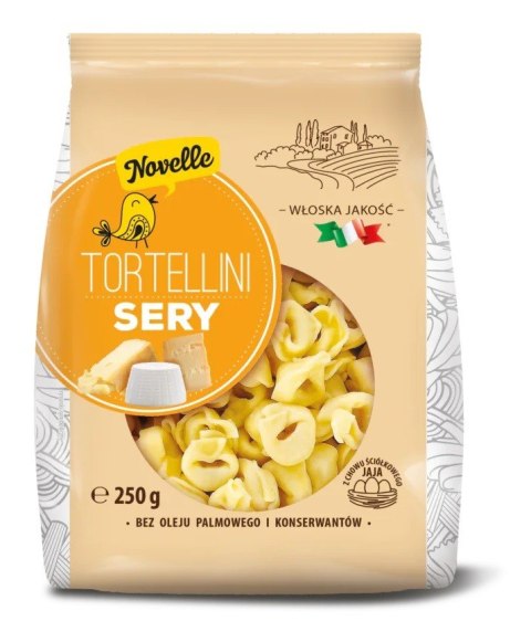TORTELLINI Z SEREM 250 g - NOVELLE NOVELLE (makarony, tortellini) TORTELLINI Z SEREM 250 g - NOVELLE NOVELLE (makarony, tortellini)