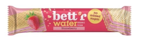 WAFELEK Z KREMEM ORZECHOWO - TRUSKAWKOWYM BEZ DODATKU CUKRÓW BIO 30 g - BETT'R BETT'R (smoothie, kremy, praliny) WAFELEK Z KREMEM ORZECHOWO - TRUSKAWKOWYM BEZ DODATKU CUKRÓW BIO 30 g - BETT'R BETT'R (smoothie, kremy, praliny)