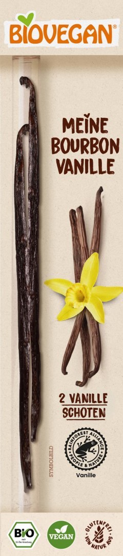 WANILIA BOURBON LASKA BEZGLUTENOWA BIO (2 szt.) - BIOVEGAN BIOVEGAN (dodatki do wypieków, drożdże) WANILIA BOURBON LASKA BEZGLUTENOWA BIO (2 szt.) - BIOVEGAN BIOVEGAN (dodatki do wypieków, drożdże)