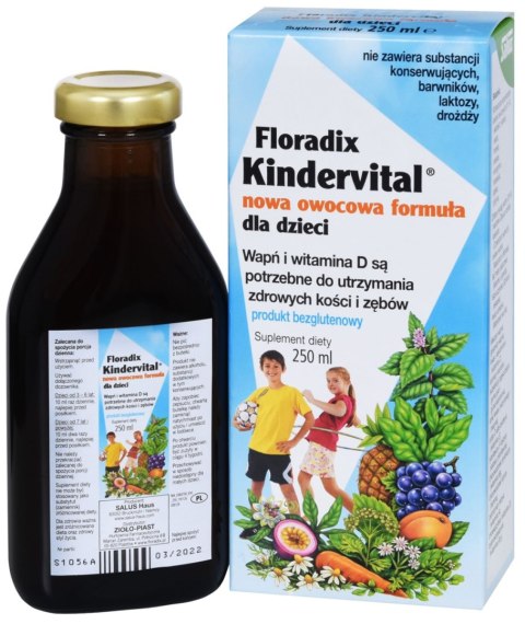 WAPŃ I WITAMINA D DLA DZIECI W PŁYNIE BEZGLUTENOWY 250 ml - SALUS (FLORADIX) SALUS (suplementy diety) WAPŃ I WITAMINA D DLA DZIECI W PŁYNIE BEZGLUTENOWY 250 ml - SALUS (FLORADIX) SALUS (suplementy diety)