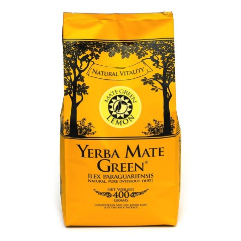 YERBA MATE GREEN LEMON 400 g - MATE GREEN ORGANIC MATE GREEN (yerba mate) YERBA MATE GREEN LEMON 400 g - MATE GREEN ORGANIC MATE GREEN (yerba mate)