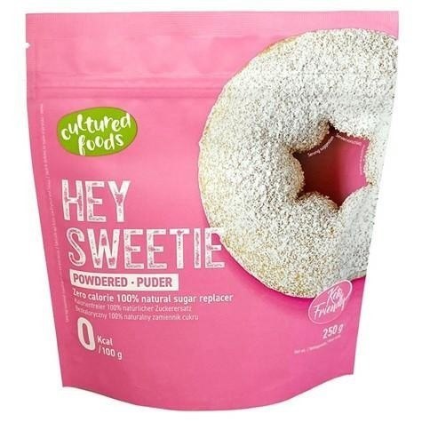 ZAMIENNIK CUKRU PUDRU "HEY SWEETIE" BEZGLUTENOWY 250 g - CULTURED FOODS CULTURED FOODS (zamienniki wegańskie) ZAMIENNIK CUKRU PUDRU "HEY SWEETIE" BEZGLUTENOWY 250 g - CULTURED FOODS CULTURED FOODS (zamienniki wegańskie)