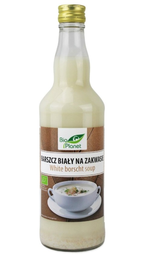 BARSZCZ BIAŁY NA ZAKWASIE NIEPASTERYZOWANY BIO 500 ml - BIO PLANET BIO PLANET - seria INNE BARSZCZ BIAŁY NA ZAKWASIE NIEPASTERYZOWANY BIO 500 ml - BIO PLANET BIO PLANET - seria INNE