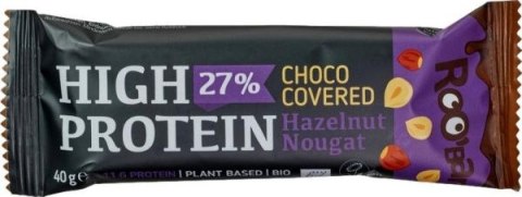 BATON PROTEINOWY Z ORZECHAMI LASKOWYMI W POLEWIE CZEKOLADOWEJ BEZGLUTENOWY BIO 40 g - ROOBAR ROOBAR (batony, batony proteinowe) BATON PROTEINOWY Z ORZECHAMI LASKOWYMI W POLEWIE CZEKOLADOWEJ BEZGLUTENOWY BIO 40 g - ROOBAR ROOBAR (batony, batony proteinowe)