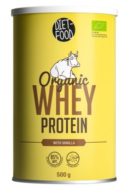 BIAŁKO SERWATKOWE O SMAKU WANILIOWYM (KONCENTRAT WPC 85) BIO 500 g - DIET-FOOD DIET-FOOD