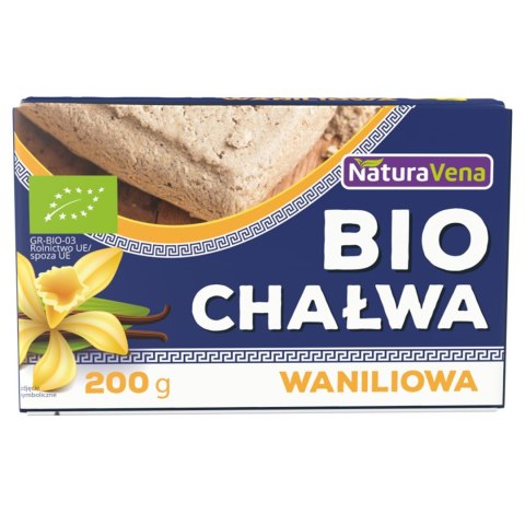 CHAŁWA O SMAKU WANILIOWYM BIO 200 g - NATURAVENA NATURAVENA BIO CHAŁWA O SMAKU WANILIOWYM BIO 200 g - NATURAVENA NATURAVENA BIO