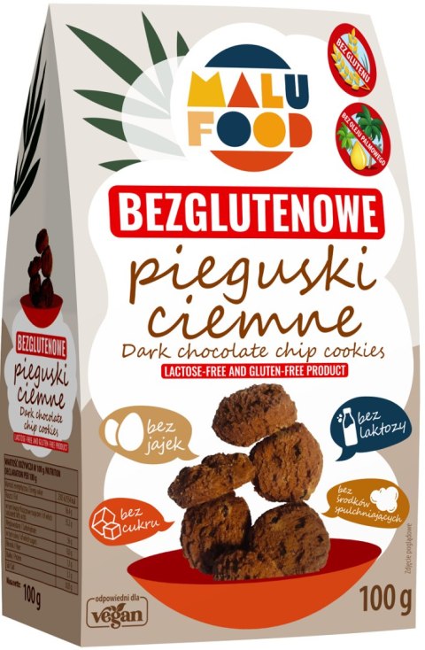 CIASTKA PIEGUSKI CIEMNE BEZ CUKRU BEZGLUTENOWE 100 g - MALU FOOD MALU FOOD (ciastka) CIASTKA PIEGUSKI CIEMNE BEZ CUKRU BEZGLUTENOWE 100 g - MALU FOOD MALU FOOD (ciastka)