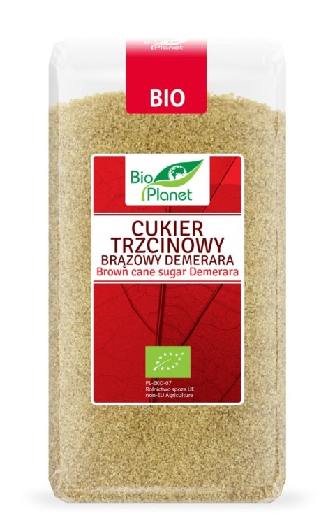 CUKIER TRZCINOWY DEMERARA BIO 500 g - BIO PLANET BIO PLANET - seria CZERWONA (cukry, syropy) CUKIER TRZCINOWY DEMERARA BIO 500 g - BIO PLANET BIO PLANET - seria CZERWONA (cukry, syropy)