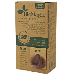 FARBA DO WŁOSÓW MROŹNA KAWA Z MLEKIEM (88.21) 250 g - BIOMAGIC BIOMAGIC (farby do włosów)