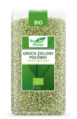 GROCH ZIELONY POŁÓWKI BIO 500 g - BIO PLANET BIO PLANET - seria ZIELONA (strączkowe)