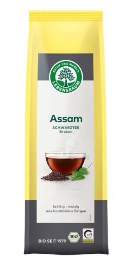 HERBATA CZARNA ASSAM LIŚCIASTA BIO 100 g - LEBENSBAUM LEBENSBAUM (przyprawy, herbaty, kawy)