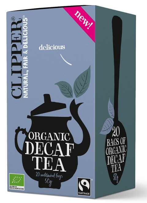 HERBATA CZARNA BEZTEINOWA FAIR TRADE BIO (20 x 2,5 g) 50 g - CLIPPER CLIPPER (herbaty i herbatki) HERBATA CZARNA BEZTEINOWA FAIR TRADE BIO (20 x 2,5 g) 50 g - CLIPPER CLIPPER (herbaty i herbatki)