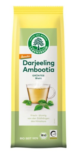 HERBATA ZIELONA DARJEELING LIŚCIASTA DEMETER BIO 50 g - LEBENSBAUM LEBENSBAUM (przyprawy, herbaty, kawy)