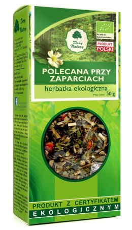 HERBATKA POLECANA PRZY ZAPARCIACH BIO 50 g - DARY NATURY DARY NATURY - herbatki