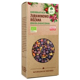 HERBATKA ŻURAWINOWO - RÓŻANA BIO 100 g - DARY NATURY DARY NATURY - herbatki