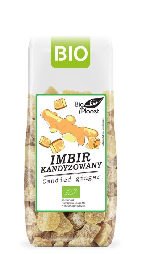 IMBIR KANDYZOWANY BIO 100 g - BIO PLANET BIO PLANET - seria PRZEKĄSKI IMBIR KANDYZOWANY BIO 100 g - BIO PLANET BIO PLANET - seria PRZEKĄSKI