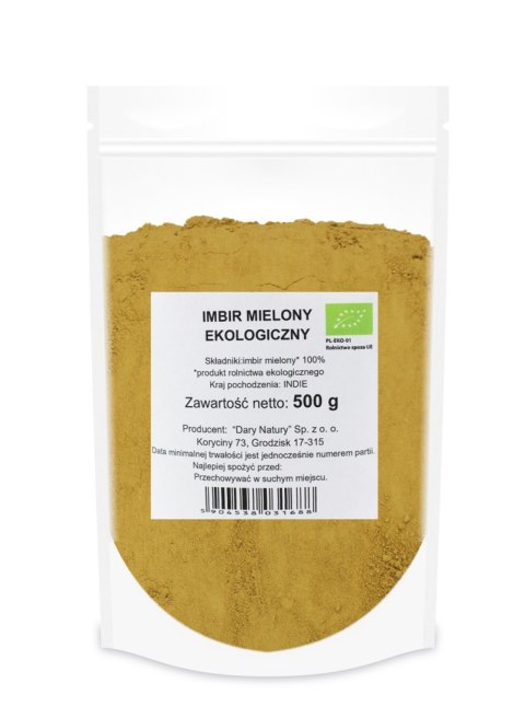 IMBIR MIELONY BIO 500 g - HORECA (DARY NATURY) HORECA BIO - pozostałe IMBIR MIELONY BIO 500 g - HORECA (DARY NATURY) HORECA BIO - pozostałe