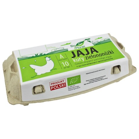 JAJA KURY ZIELONONÓŻKI M BIO (10 szt.) - BIO PLANET JAJA (kurze, przepiórcze) JAJA KURY ZIELONONÓŻKI M BIO (10 szt.) - BIO PLANET JAJA (kurze, przepiórcze)