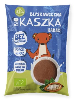 KASZKA BŁYSKAWICZNA Z KAKAO BEZ DODATKU CUKRÓW BIO 35 g - HELPA HELPA (kaszki)