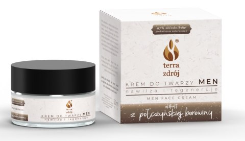 KREM DO TWARZY DLA MĘŻCZYZN NAWILŻAJĄCO - REGENERUJĄCY 50 ml - TERRA ZDRÓJ (SERIA BOROWINOWA) TERRA ZDRÓJ (kosmetyki) KREM DO TWARZY DLA MĘŻCZYZN NAWILŻAJĄCO - REGENERUJĄCY 50 ml - TERRA ZDRÓJ (SERIA BOROWINOWA) TERRA ZDRÓJ (kosmetyki)