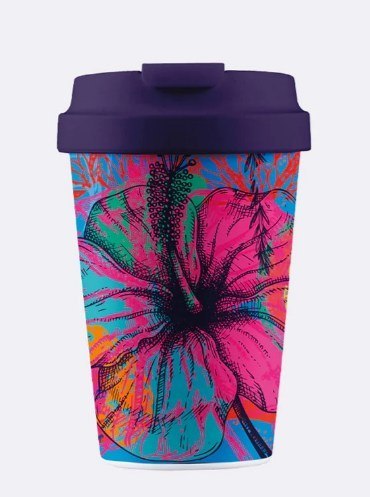 KUBEK PODRÓŻNY Z TWORZYWA PLA KOLOROWY OGRÓD 350 ml - CHIC-MIC CHIC-MIC (akcesoria kuchenne) KUBEK PODRÓŻNY Z TWORZYWA PLA KOLOROWY OGRÓD 350 ml - CHIC-MIC CHIC-MIC (akcesoria kuchenne)