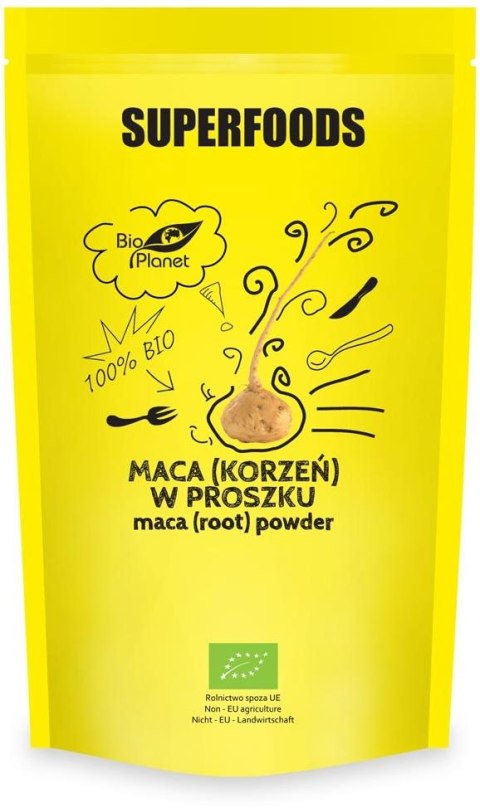 MACA SPROSZKOWANA BIO 150 g - BIO PLANET BIO PLANET - seria SUPERFOODS MACA SPROSZKOWANA BIO 150 g - BIO PLANET BIO PLANET - seria SUPERFOODS