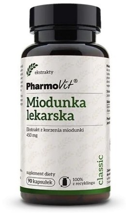 MIODUNKA LEKARSKA EKSTRAKT (450 mg) BEZGLUTENOWY 90 KAPSUŁEK - PHARMOVIT (CLASSIC) PHARMOVIT (suplementy diety)