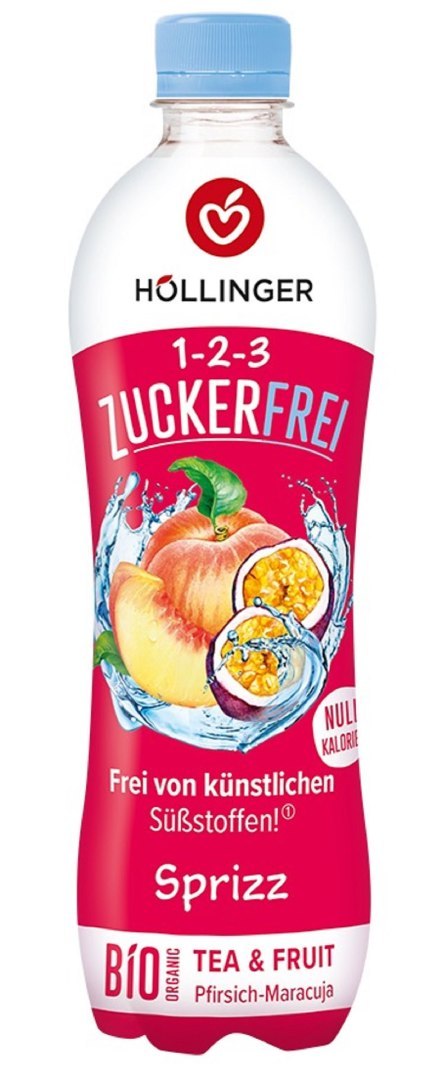 NAPÓJ GAZOWANY O SMAKU BRZOSKWINIA - MARAKUJA BEZ CUKRU BIO 500 ml - HOLLINGER HOLLINGER (soki, nektary, napoje, syropy) NAPÓJ GAZOWANY O SMAKU BRZOSKWINIA - MARAKUJA BEZ CUKRU BIO 500 ml - HOLLINGER HOLLINGER (soki, nektary, napoje, syropy)